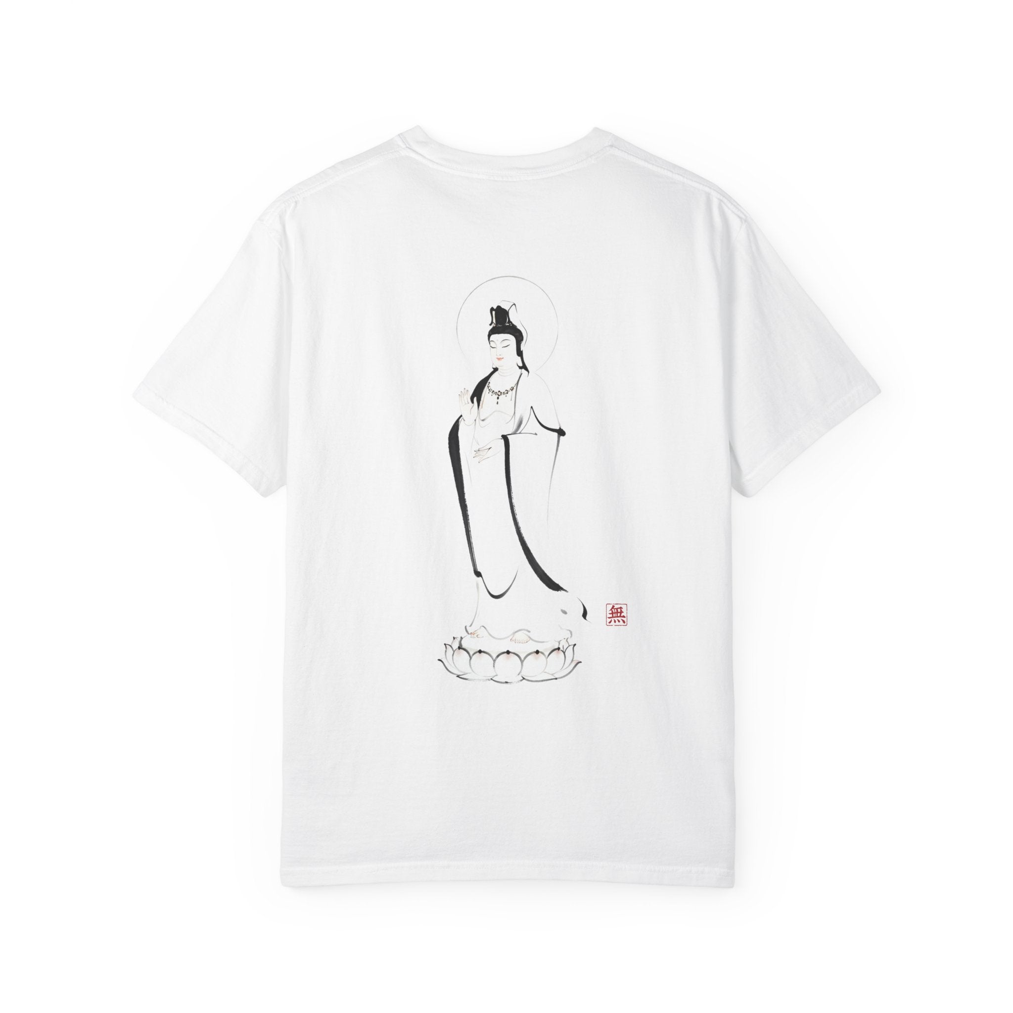 Silence Drift Oversized Tee | Chinese Ink Art Streetwear-03