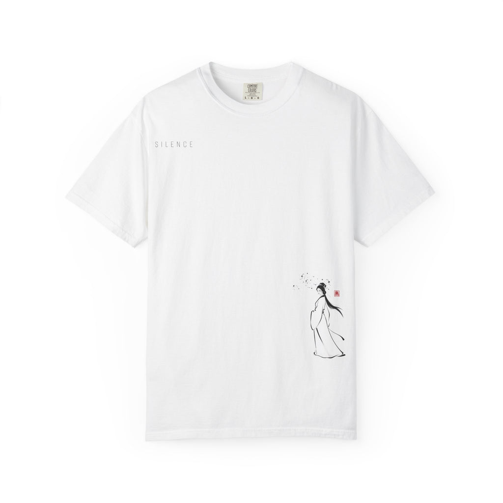 Silence Drift Oversized Tee | Chinese Ink Art Streetwear-04