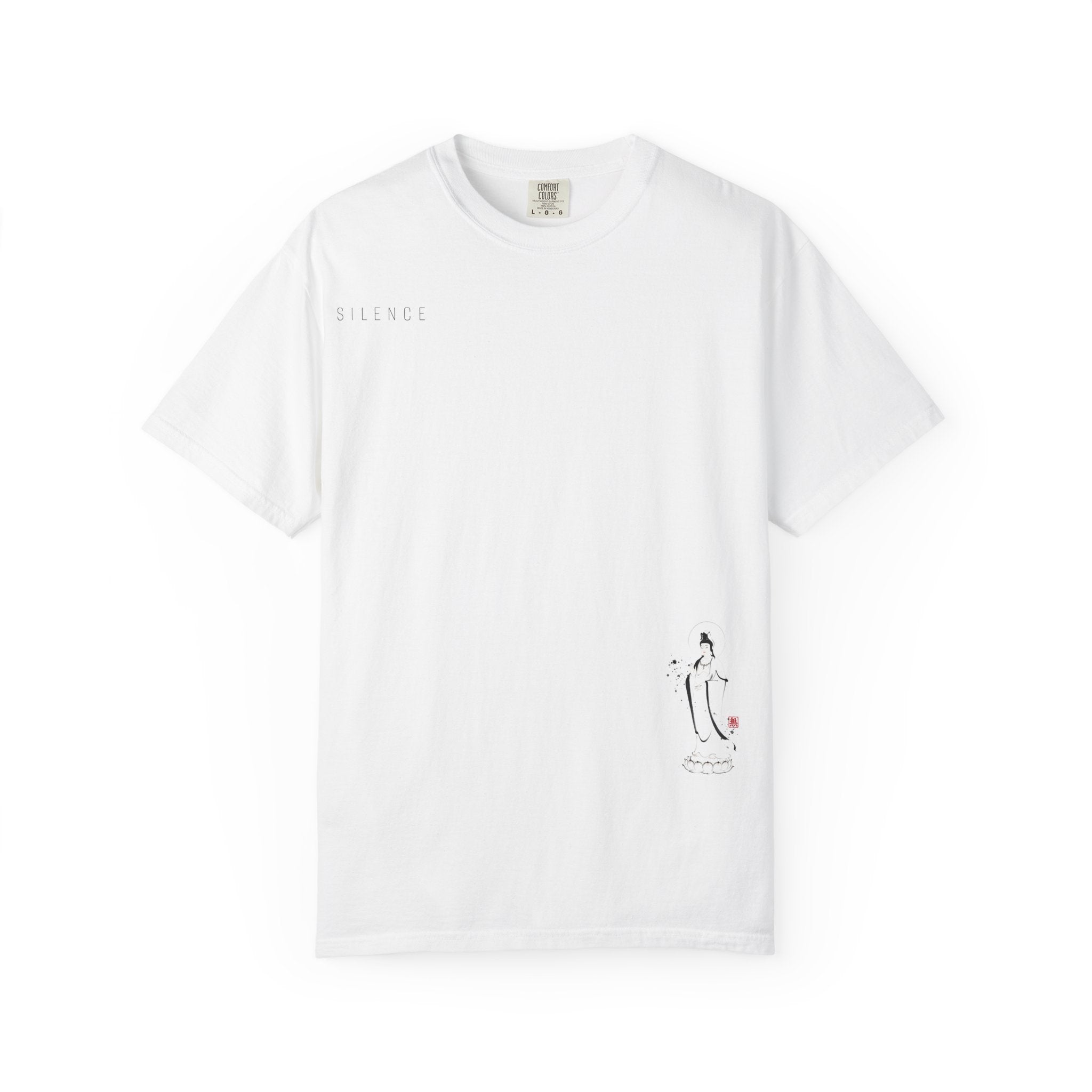 Silence Drift Oversized Tee | Chinese Ink Art Streetwear-03