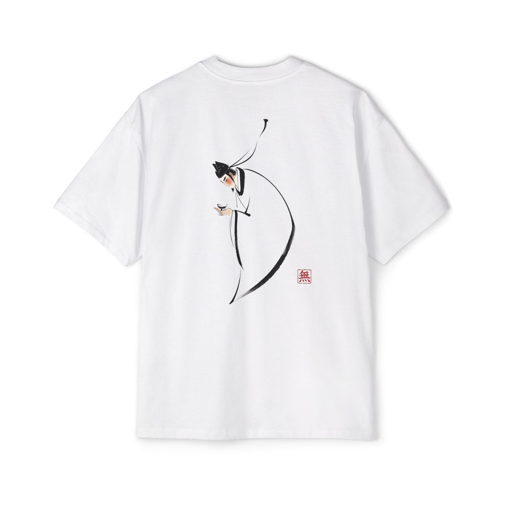 Silence Drift Oversized Tee | Chinese Ink Art Streetwear-07
