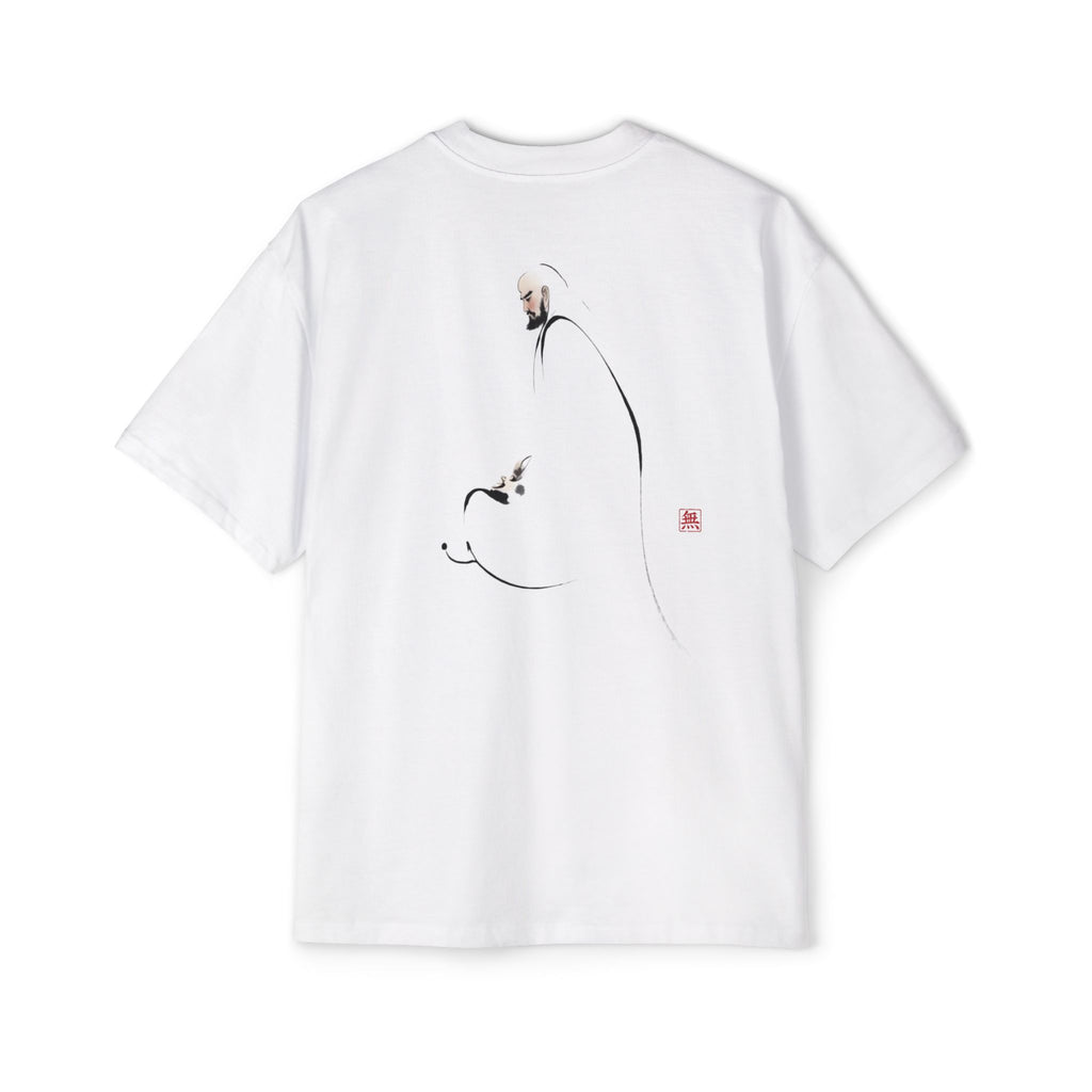 Silence Drift Oversized Tee | Chinese Ink Art Streetwear-10